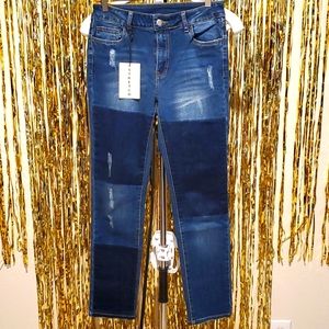 Litz Authentic Patchwork Jeans, Size 30